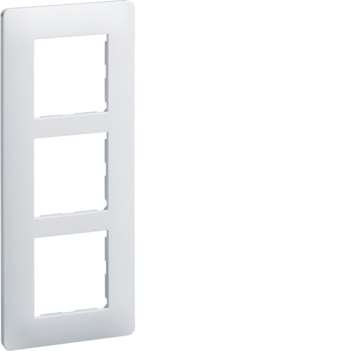 Plaque de finition trible verticale blanche – Essensya – WE407 – Hager