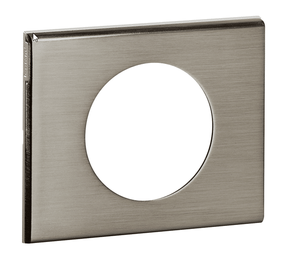 Plaque Céliane – Matières – Inox brossé – 1 poste – 069101 – Legrand