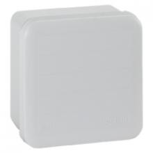 Boîte de dérivation  Plexo – carrée – lisse – pour presse étoupe – 80 x 80 x 45 mm – 092011- Legrand