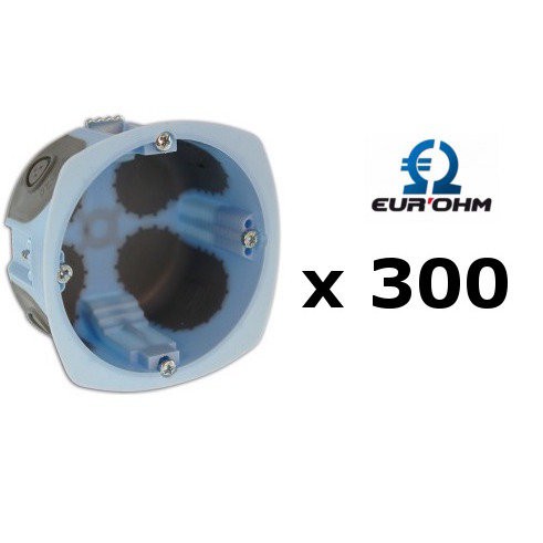 Lot de 300 boîtes d’encastrement XL Air’Metic D.67mm P.40mm ( scie cloche offerte) – Eurohm
