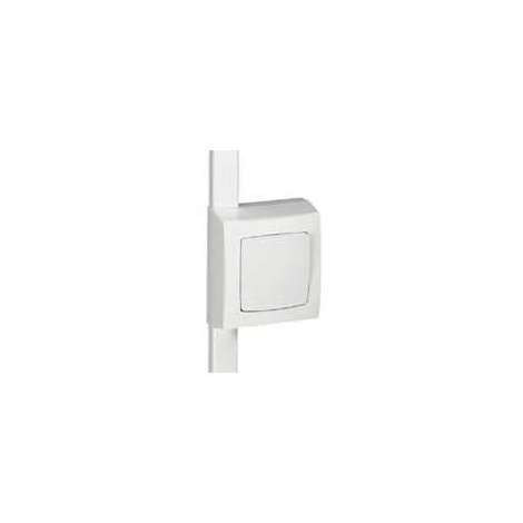 Cadre appareillage saillie 1 poste pour pose sur moulure - DLPlus - Blanc - 031409 - Legrand