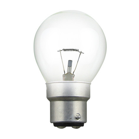 Ampoule sphérique claire 60W 24V B22 - 124010 - Orbitec