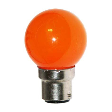 Ampoule 4 Led SMD - 0,62W - Orange - B22 - 65682-5PC - Festilight