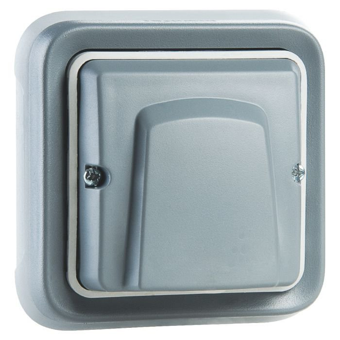 Sortie de câble étanche avec serre-câbles complet encastré – IP55 – Plexo – Gris – 069848 – Legrand