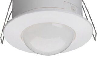 Détecteur de mouvement infrarouge plafond semi-encastré 360° - Blanc -52371 - Hager