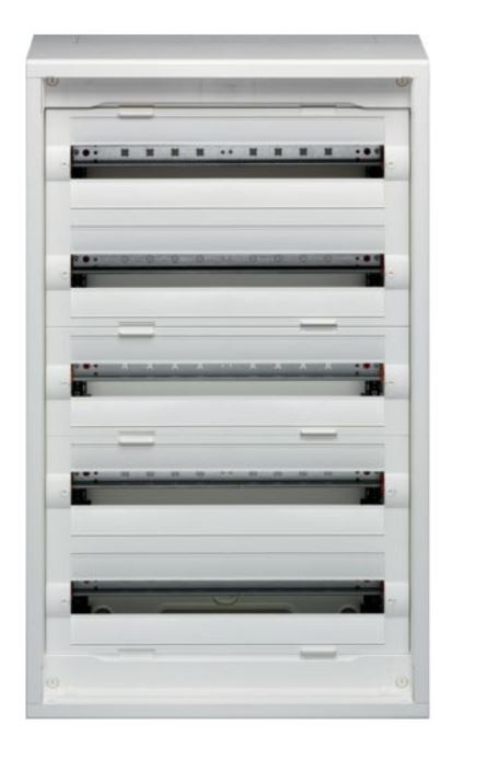 Coffret Vega D saillie – 5 rangées – 120 modules – Blanc – FD52DN – Hager