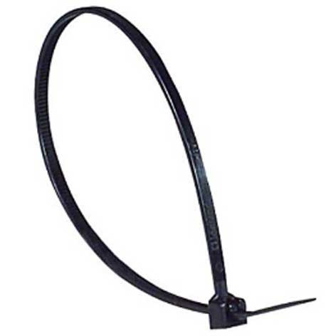 Colliers de serrage – 7,6 X 300 mm – Noir – Le paquet de 100 – RVL