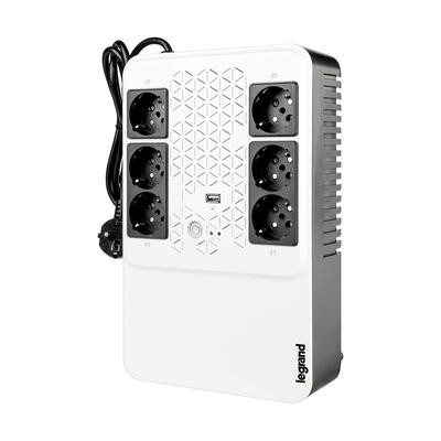 Onduleur KEOR Multiplug 6 prises + USB + disjoncteur – 310083- Legrand