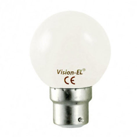 Ampoule LED – 1W 95lm – 3000K- Blanc Chaud – B22 – 7641 – Miidex Lighting