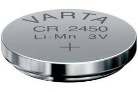 Pile Electronic CR2450 lithium 560 mAh 3V – 6450 – Varta