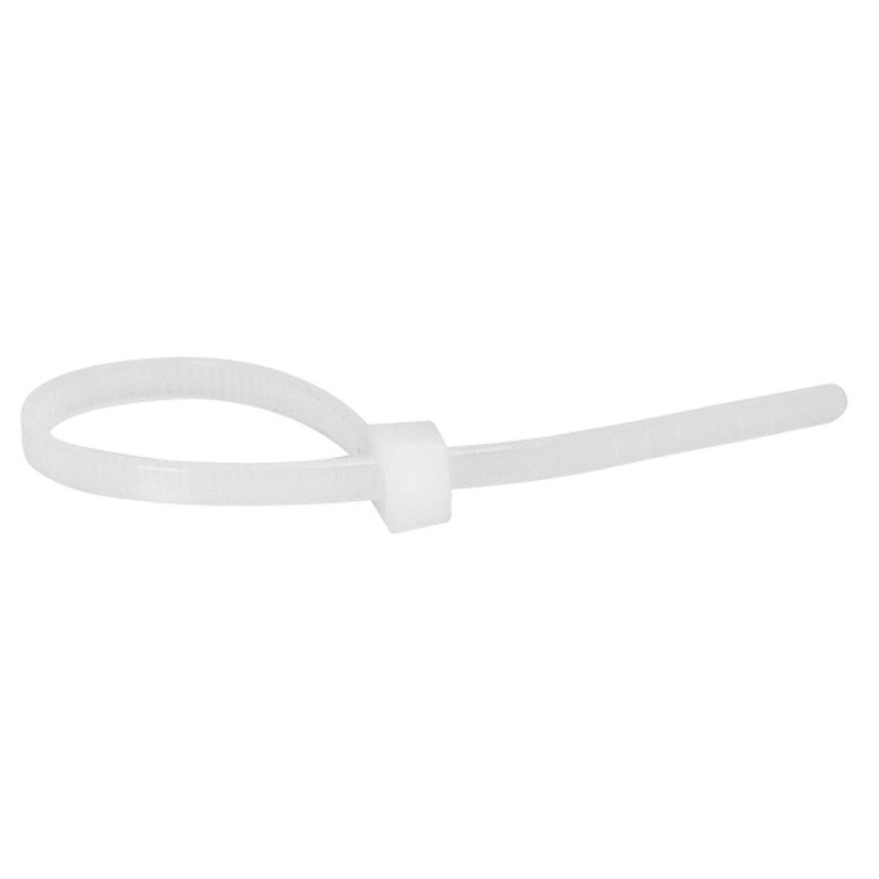 Boîte de 100 colliers Colring blanc à denture intérieure – 3,5 x 180 mm – 032038 – Legrand