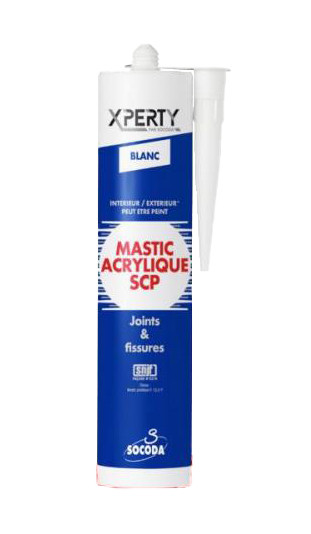 Mastic acrylique Blanc SCP – 109796 – Xperty