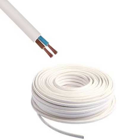 CAE - Câble d'alimentation domestique souple - H05 VV-F 3G1 mm² gris -  Couronne de 50 m- Réf - HO5VV-F 3G1