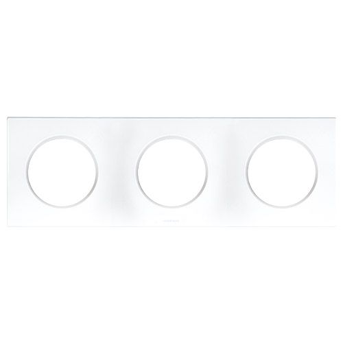 Eur'ohm Square - Interrupteur variateur 2 fils sans neutre blanc