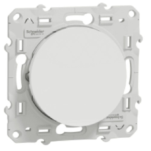 Interrupteur Va-et-vient lumineux – 10A – Blanc – S520263 – Odace – Schneider