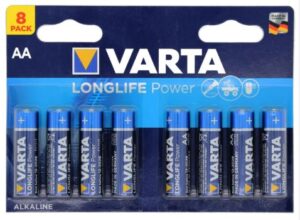 Pile alcaline LR06 (AA) Longlife Power 1.5 V - Blister de 8 - 4906/8 - Varta