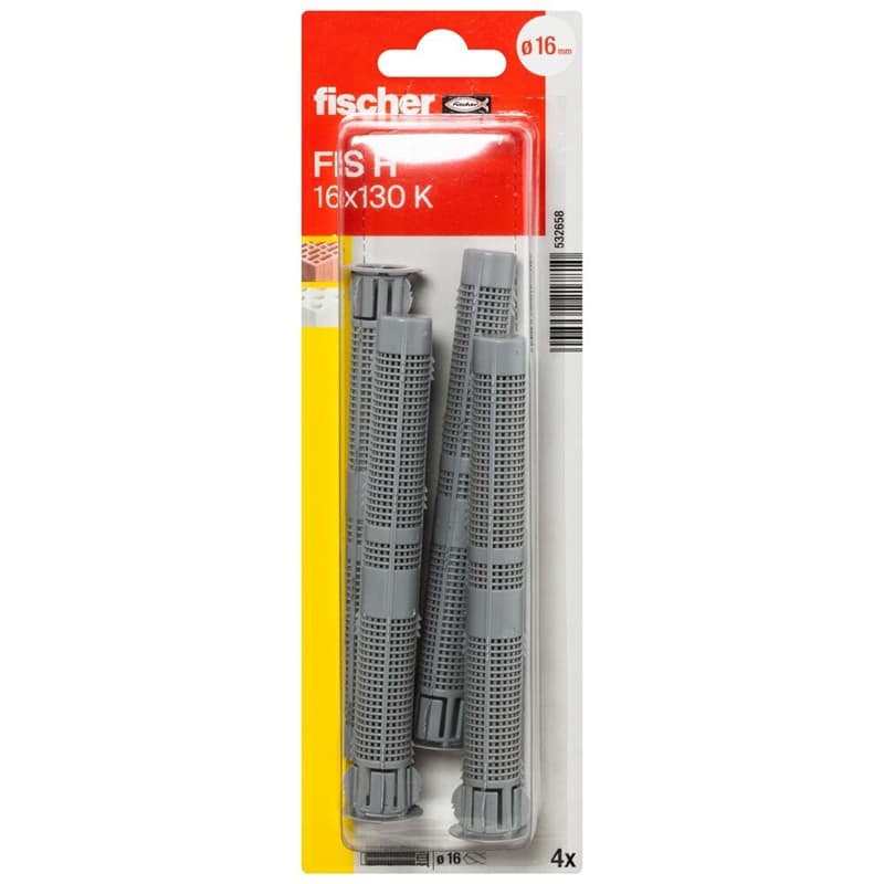 Tamis d’injection FIS HK 16 × 130 mm – 10 unités – 43419 – Fischer