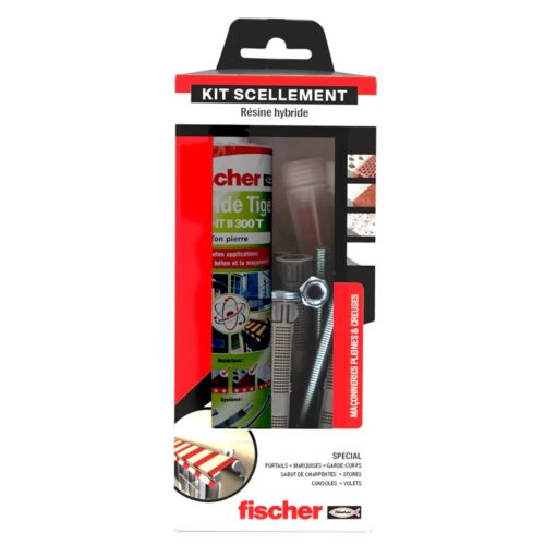 562781 Kit de scellement FIS HT II avec tiges filetées Fischer